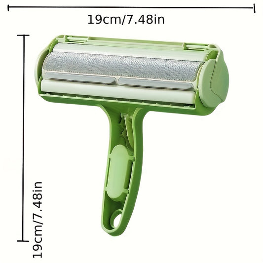 A Roller That Is Convenient For Cleaning Pet Hair, Reusable Self-cleaning Base, Nylon Fiber For Sofas, Furniture, Car Seats, Plastic Material, No Batteries Required, Suitable For Halloween And Christmas Gifts For Pets